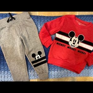 2 Piece Mickey Mouse Set/2 Piece Paw Patrol 2T NWT